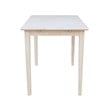 International Concepts Unfinished Shaker Counter Height Dining Table