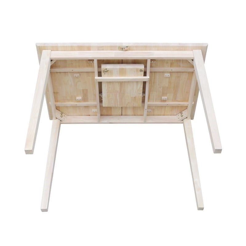 International Concepts Unfinished Shaker Counter Height Dining Table
