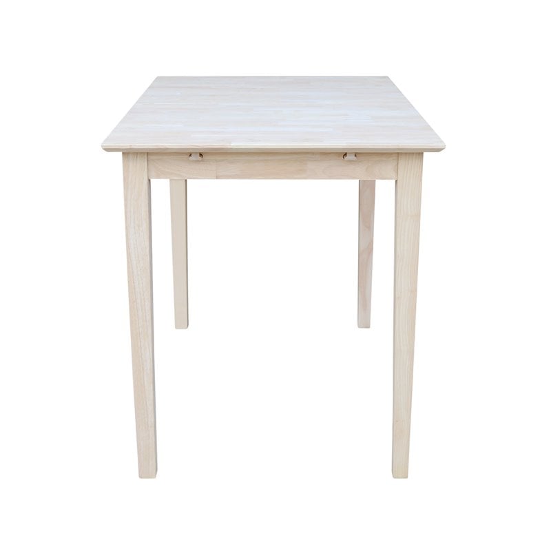 International Concepts Unfinished Shaker Counter Height Dining Table