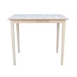 International Concepts Unfinished Rectangular Dining Table