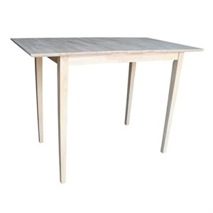 International Concepts Unfinished Rectangular Dining Table
