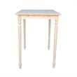 International Concepts Unfinished Rectangular Dining Table