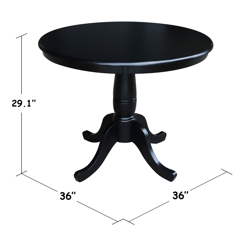 International Concepts 36 Round Dining, 36 Inch High Round Dining Table