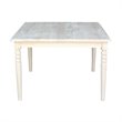 International Concepts Unfinished Kids Square Kids Table