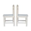 International Concepts Unfinished Kids Chair Set