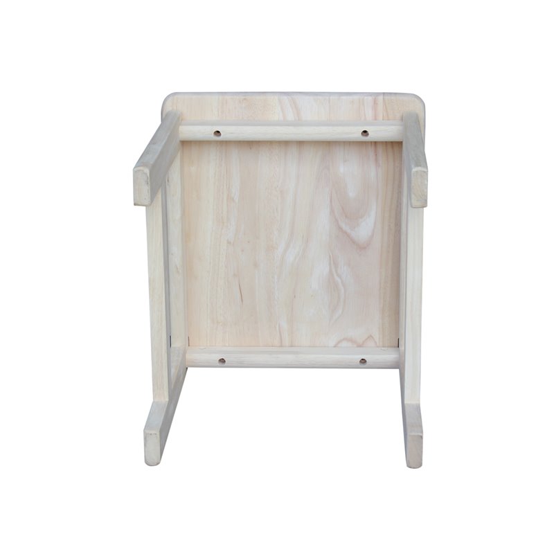 International Concepts Unfinished Kids Chair Set