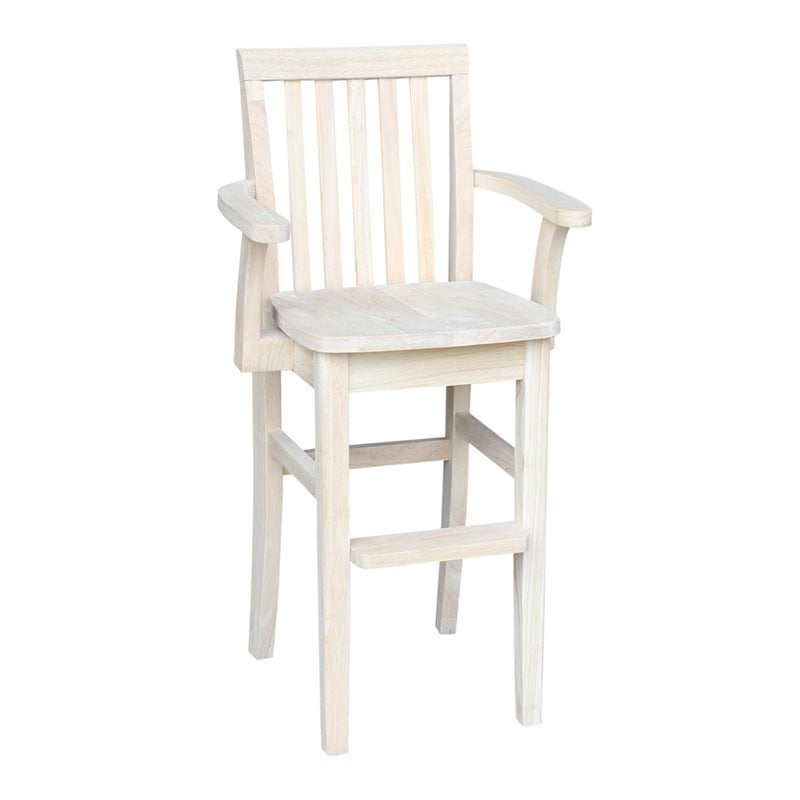 International Concepts Unfinished Kids Mission Youth Chair