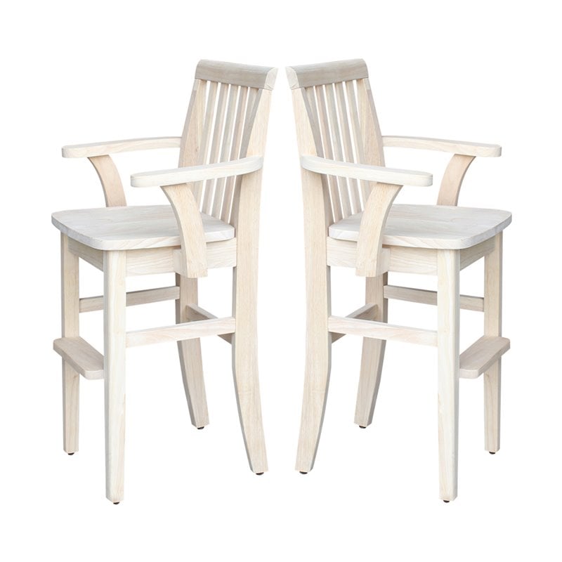 International Concepts Unfinished Kids Mission Youth Chair