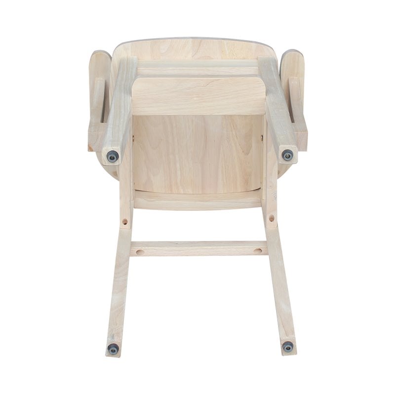 International Concepts Unfinished Kids Mission Youth Chair