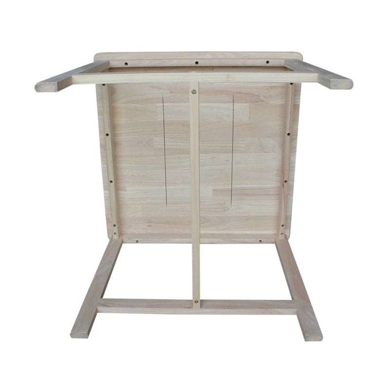 International Concepts Unfinished 3 Pieces Kids Table Set