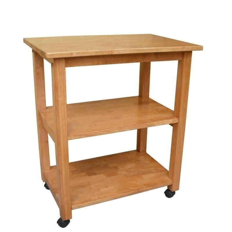 Microwave Cart in Medium Oak WC04185