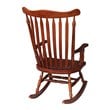 International Concepts Solid Wood Rocking Chair in Soft Cherry