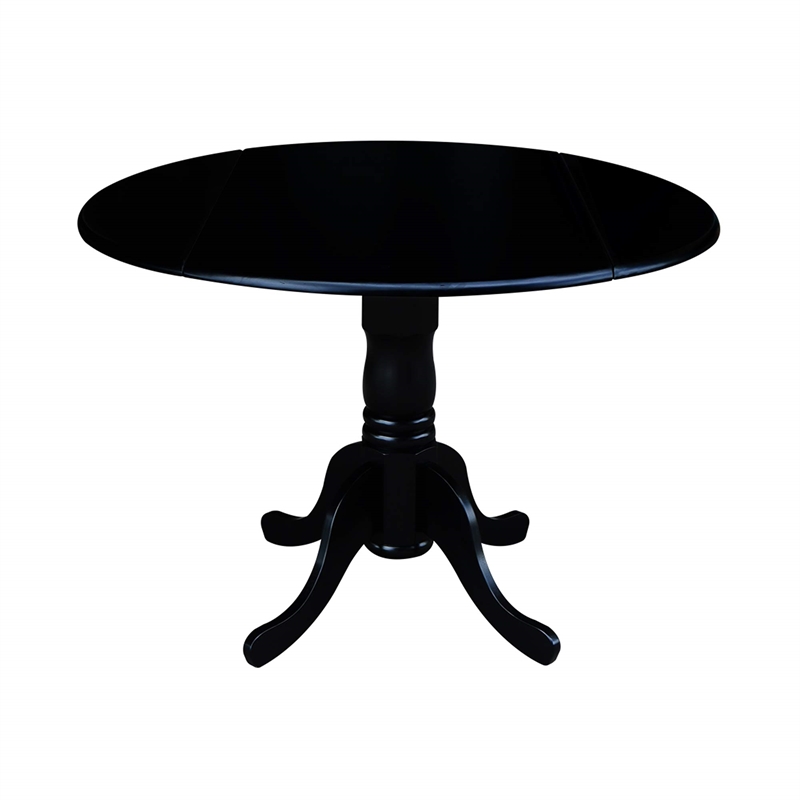 International Concepts 5 Piece Schoolhouse Dining Set in Black