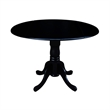 International Concepts 5 Piece Schoolhouse Dining Set in Black
