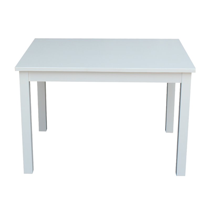 International Concepts Mission Kids Table in Linen White