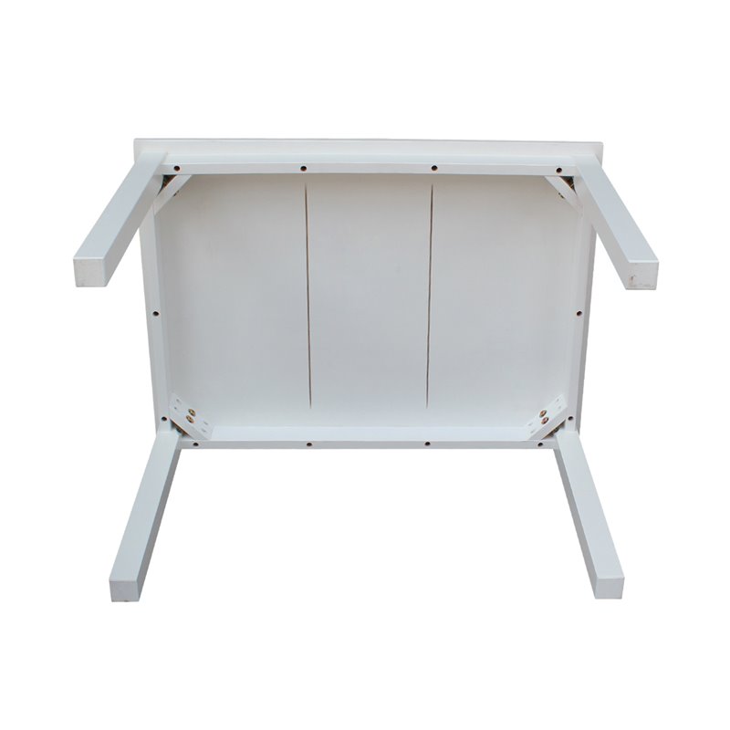 International Concepts Mission Kids Table in Linen White