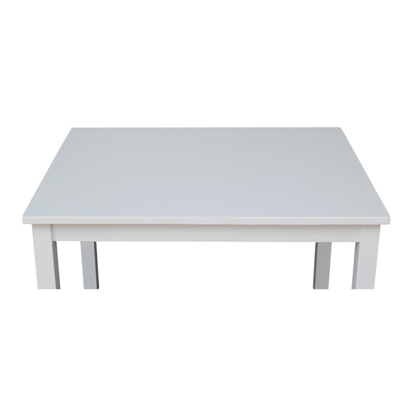International Concepts Mission Kids Table in Linen White