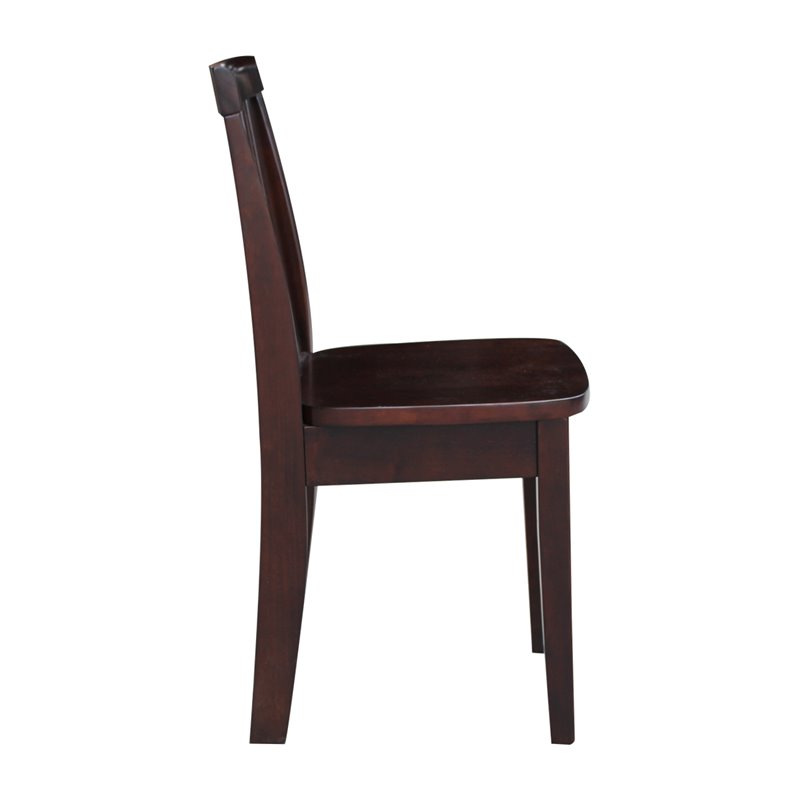 International Concepts Mission Kids Chair in Rich Mocha (Set of 2)