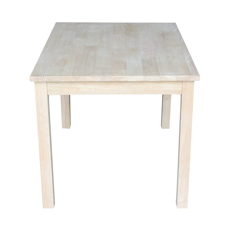 International Concepts 3 Piece Mission Table Set in Linen White