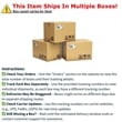 International Concepts 3 Piece Mission Table Set in Linen White