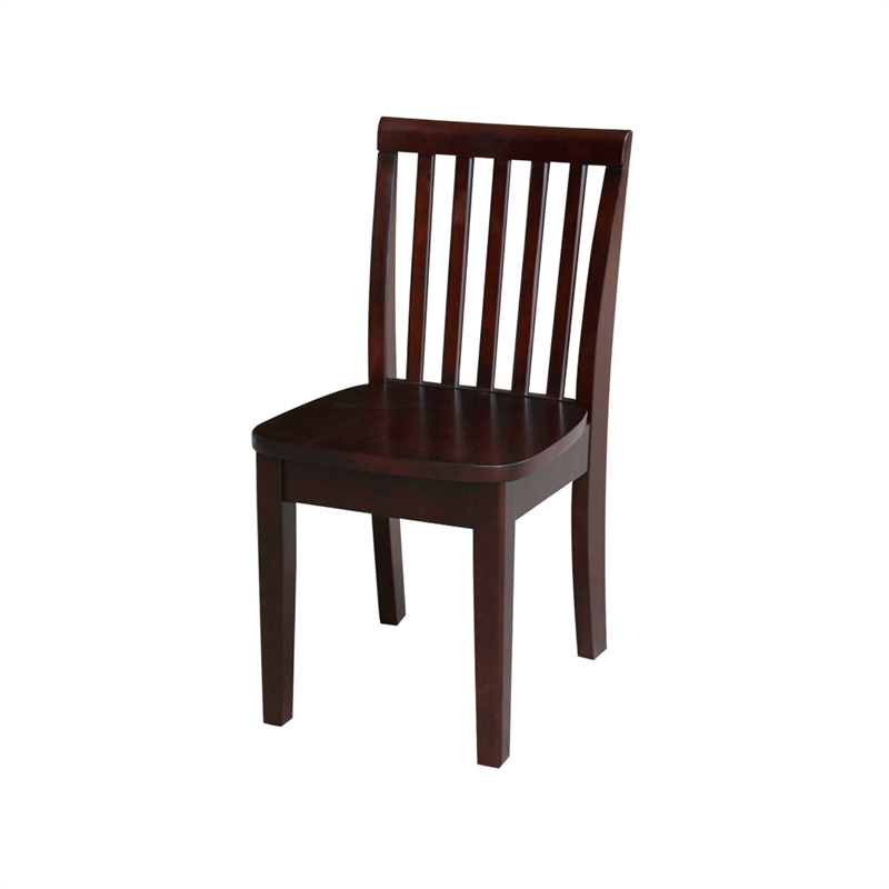 International Concepts 3 Piece Mission Table Set in Rich Mocha