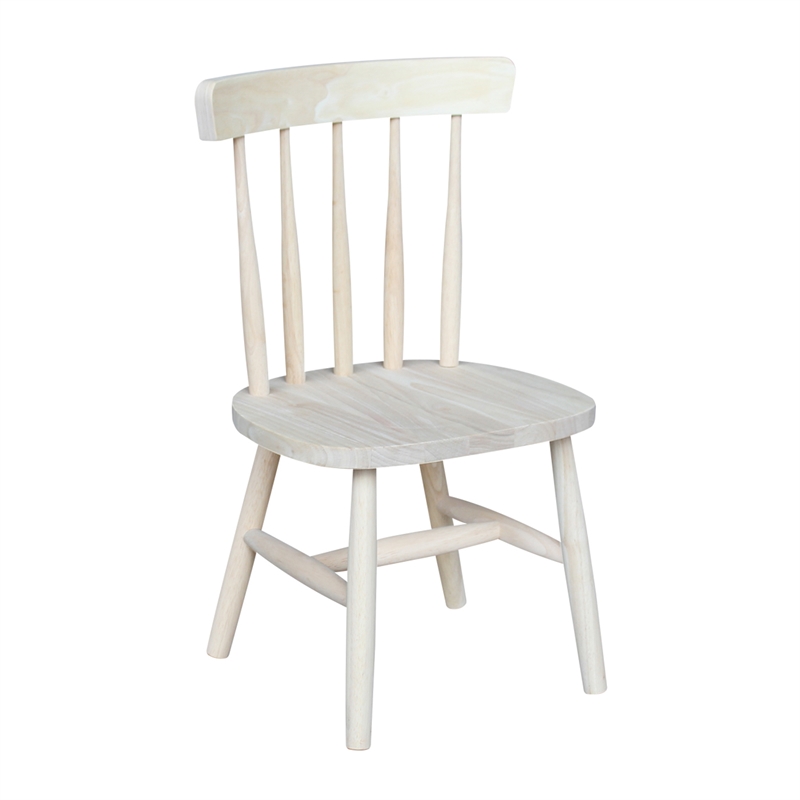 International Concepts Unfinished Tot's chair (set of 2)