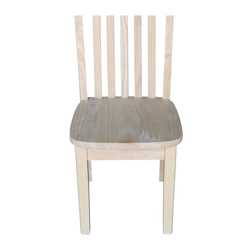 International Concepts Unfinished Mission Kids Chair (Set of 2)