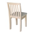 International Concepts Unfinished Mission Kids Chair (Set of 2)