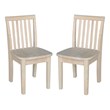 International Concepts Unfinished Mission Kids Chair (Set of 2)