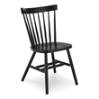 International Concepts Copenhagen Solid Wood Dining Chair in Black