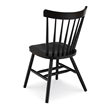 International Concepts Copenhagen Solid Wood Dining Chair in Black