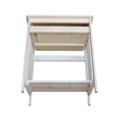International Concepts Unfinished Mission Wood Computer Cart