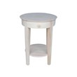 International Concepts Unfinished Accent Table with One Drawer