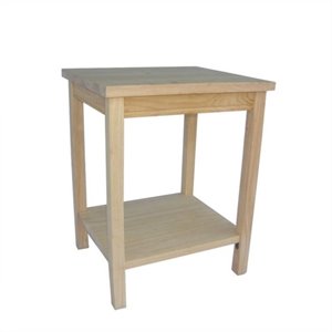 Unfinished Accent Table Ready To Assemble