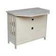 International Concepts Unfinished Mission Corner TV Stand