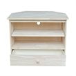 International Concepts Unfinished Mission Corner TV Stand