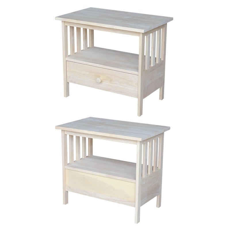 International Concepts Unfinished 48 in. Mission TV Stand | The Home