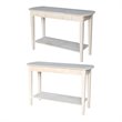 International Concepts Unfinished Phillips Oval Sofa Table