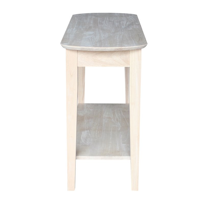 International Concepts Unfinished Phillips Oval Sofa Table