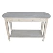 International Concepts Unfinished Phillips Oval Sofa Table