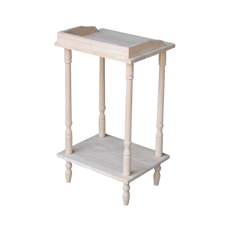 International Concepts Unfinished Phone Stand