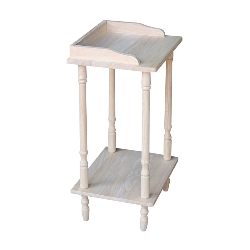 International Concepts Unfinished Phone Stand