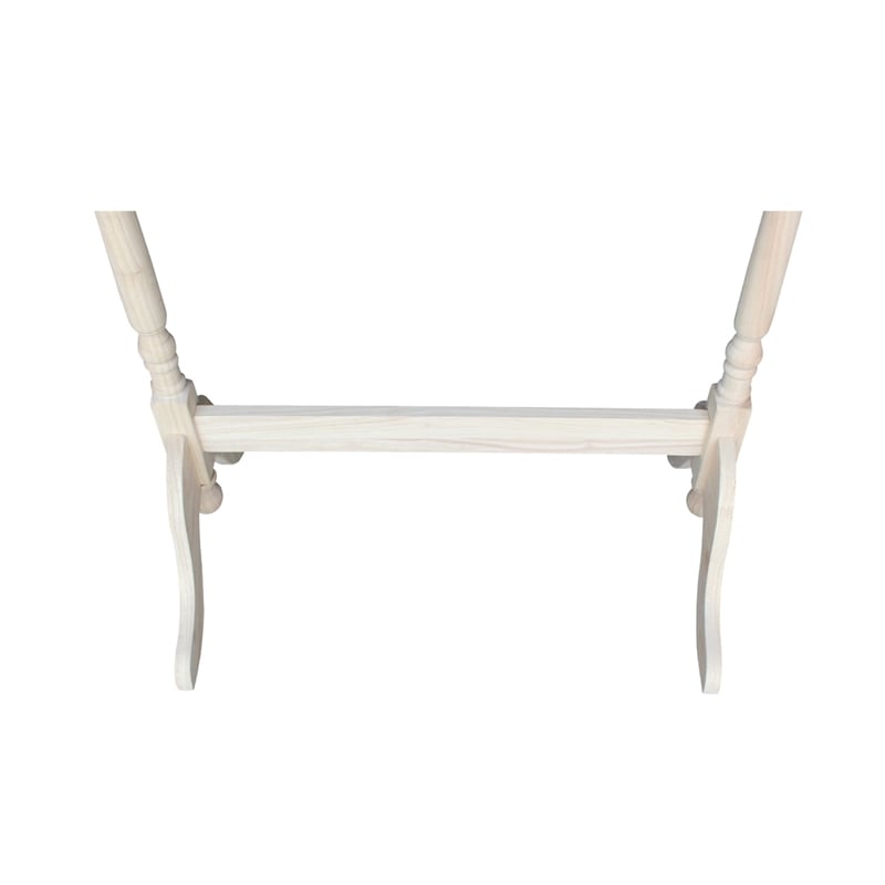 International Concepts Unfinished Wood Quilt Rack