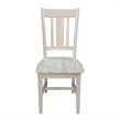 International Concepts Unfinished Slat Back Dining Chair (Set of 2)