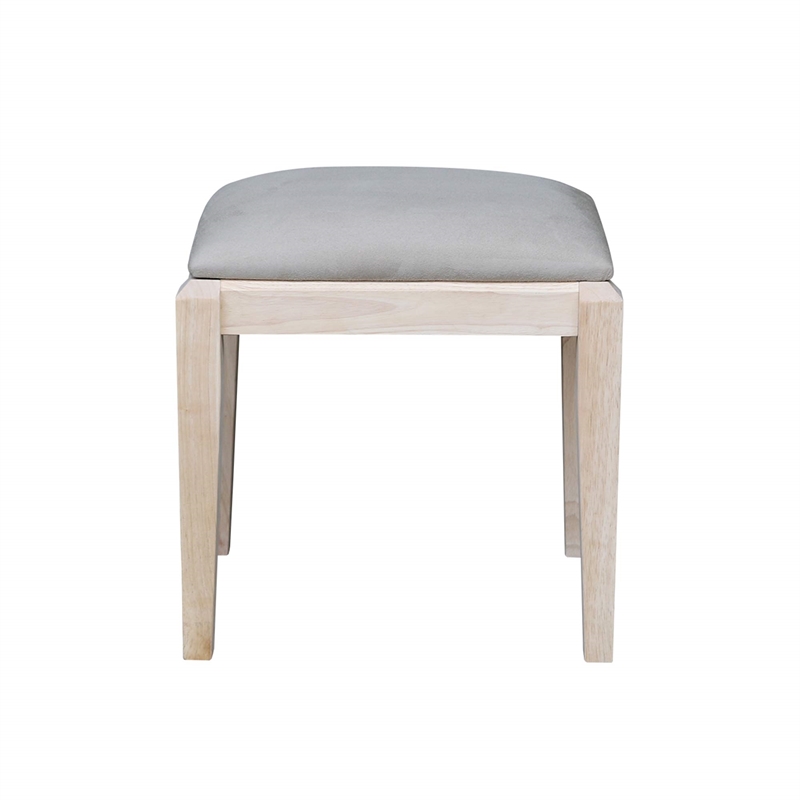 International Concepts Home Accents Unfinished Vanity Bench