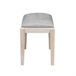 International Concepts Home Accents Unfinished Vanity Bench