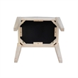International Concepts Home Accents Unfinished Vanity Bench