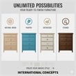 International Concepts Home Accents Unfinished Vanity Bench