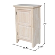 International Concepts Home Accents Unfinished 36