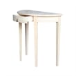 International Concepts Home Accents Unfinished Wood 1-Drawer Half Moon Table